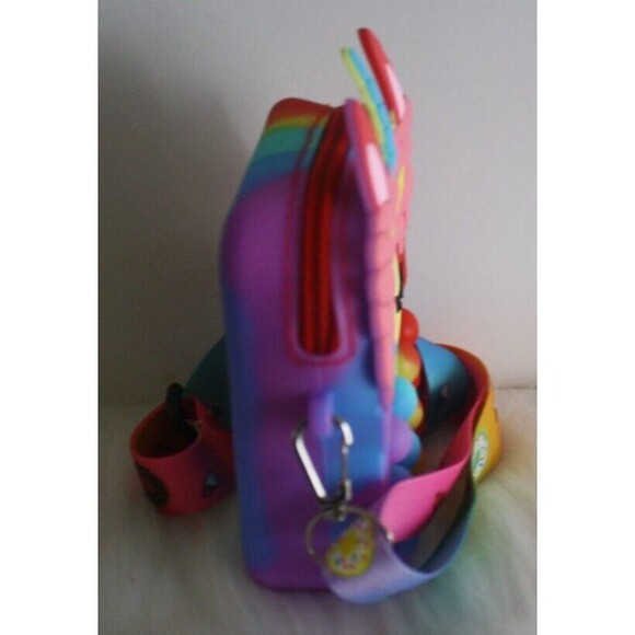 Big Pop Unicorn Purse Small Bag Push Bubble Fidget Toy Gift Kids Rainbow New - Picture 5 of 6